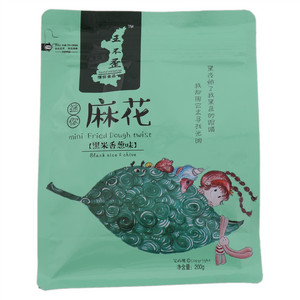 王不歪黑米香葱味迷你麻花