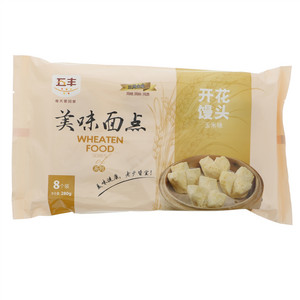 五丰玉米味开花馒头