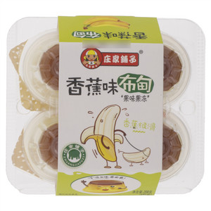 庄家铺子香蕉味布甸果味果冻