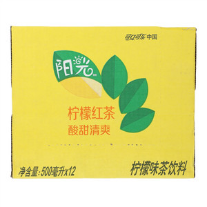 阳光柠檬味茶饮料