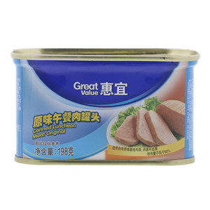 惠宜原味午餐肉罐头