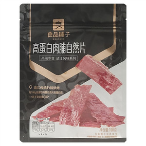 良品铺子高蛋白肉脯自然片