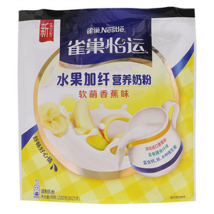 Nestle雀巢怡运软萌香蕉味水果加纤营养奶粉