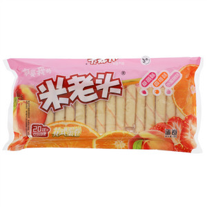 米老头草莓味香橙味水蜜桃味蛋卷