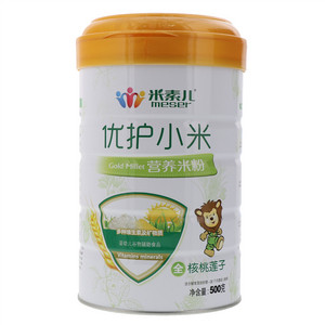 米素儿核桃莲子优护小米营养米粉