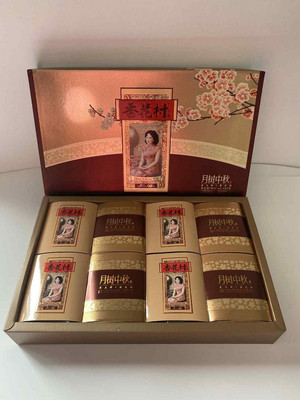 480g杏花村月树中秋天地盖月饼礼盒