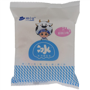 糕小生粉桃冰面包