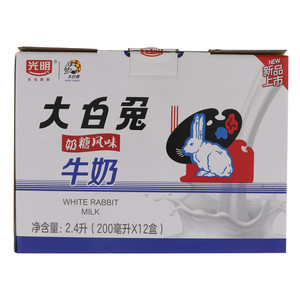 光明奶糖风味牛奶 200ml*12