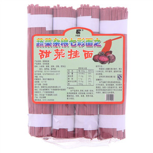 礼尚客蔬菜杂粮七彩面之甜菜挂面