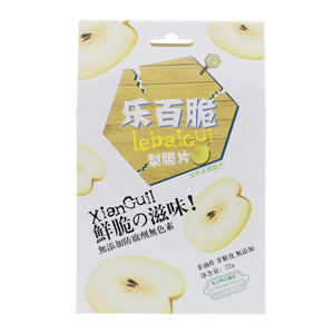 乐百脆梨脆片22g