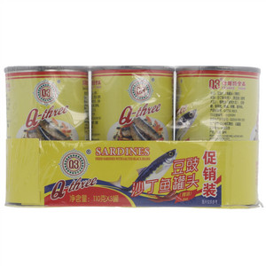 Q3辣味豆豉沙丁鱼罐头