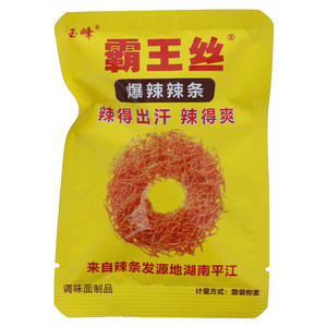 玉峰霸王丝爆辣辣条