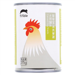 菲菲宝鸡肉鲜蔬犬用罐头