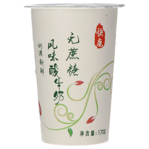 快鹿无蔗糖风味酸牛奶