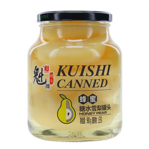 魁牌蜂蜜糖水梨罐头