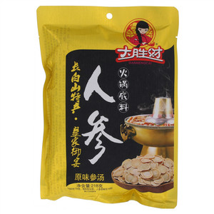 大胜财原味参汤人参火锅底料