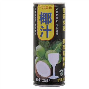 菲美乐椰汁植物蛋白饮料245ml
