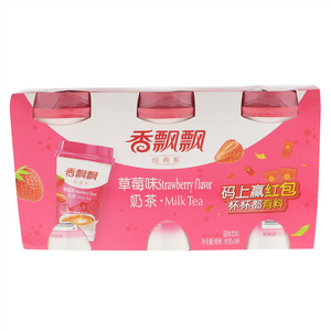 香飘飘经典系草莓味奶茶