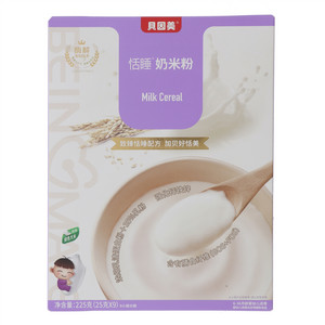貝因美恬睡奶米粉