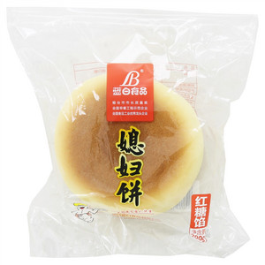 蓝白红糖馅媳妇饼