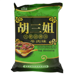 胡三姐牛肉味方便胡辣汤