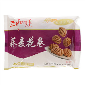 三和四美荞麦花卷(速冻、熟制、无肉类、速冻面米食品)