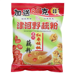 津河野藕粉红枣核桃藕粉