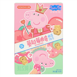 YICKCHI亿智Peppa Pig小猪佩奇牛奶曲奇