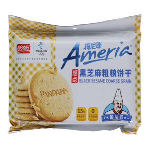 盼盼Ameria梅尼椰悠点黑芝麻粗粮饼干
