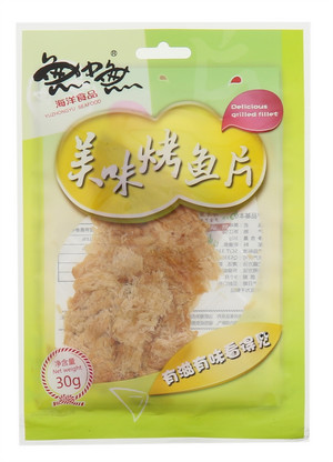 雨中雨美味烤鱼片30g