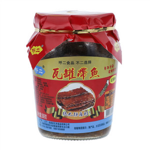 呼二瓦罐带鱼（红烧味）368克