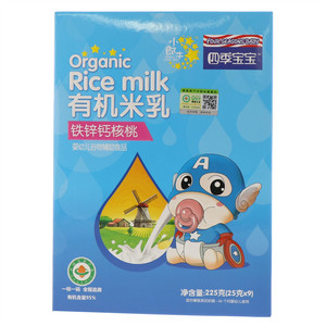四季宝宝铁锌钙核桃有机米乳