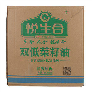 悦生合营养原香双低菜籽油