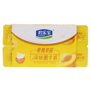 君乐宝黄桃果酱风味酸牛奶