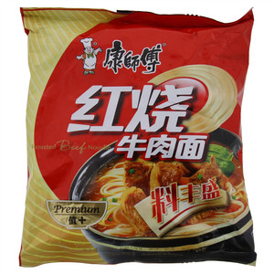康师傅红烧牛肉面
