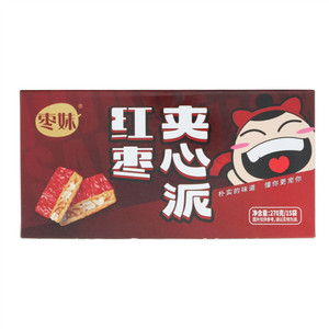 枣妹夹心枣（红枣夹心派）