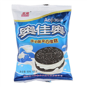 双翔奥佳奥（牛奶味夹心雪糕）