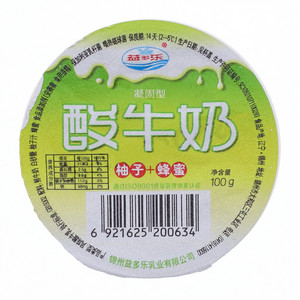 益多乐凝固型柚子+蜂蜜酸牛奶