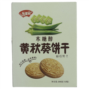 乐美家木糖醇黄秋葵饼干