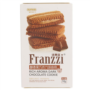 Franzzi法丽兹醇香黑巧克力味曲奇