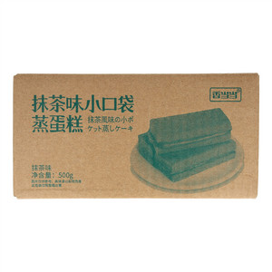 百乐芬香当当抹茶味蒸蛋糕