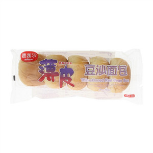 麦趣尔薄皮豆沙包165g
