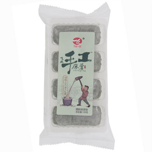 飞业十品清新抹茶味手工麻薯
