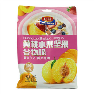 黄桃水果坚果谷物脆