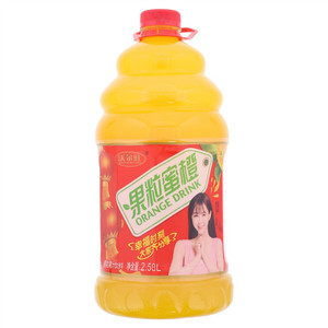 橙粒果汁饮料