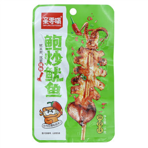 亲零嘴鮑炒鱿鱼（麻辣味）