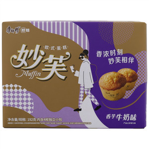 康师傅妙芙香芋牛奶味欧式蛋糕