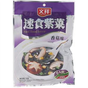 义祥香菇味速食紫菜