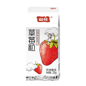 山花1953草莓粒风味酸奶