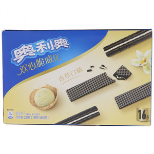 奥利奥香草口味双心脆威化